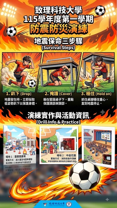 致理115國家防災日海報